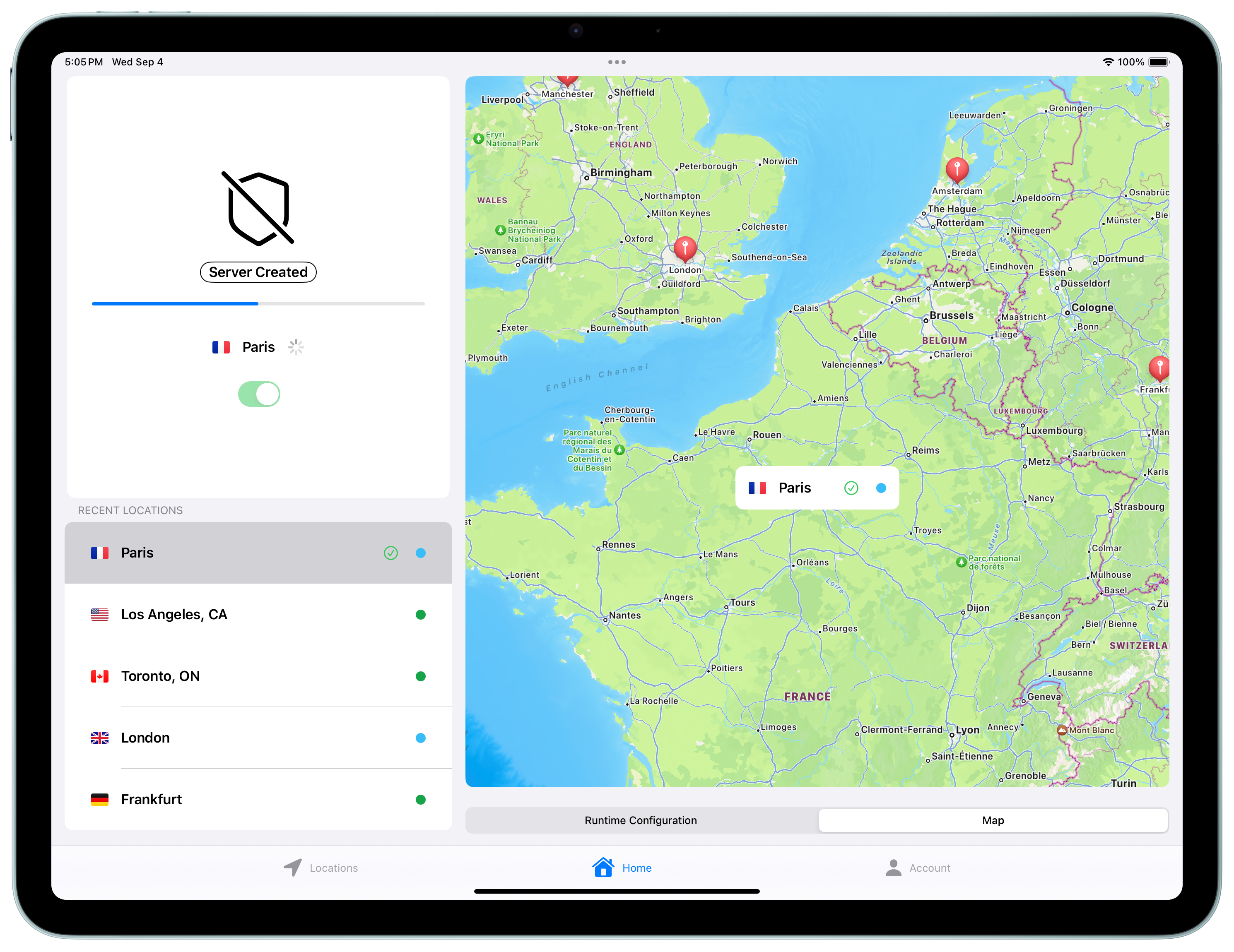 Bengaluru VPN on iPad